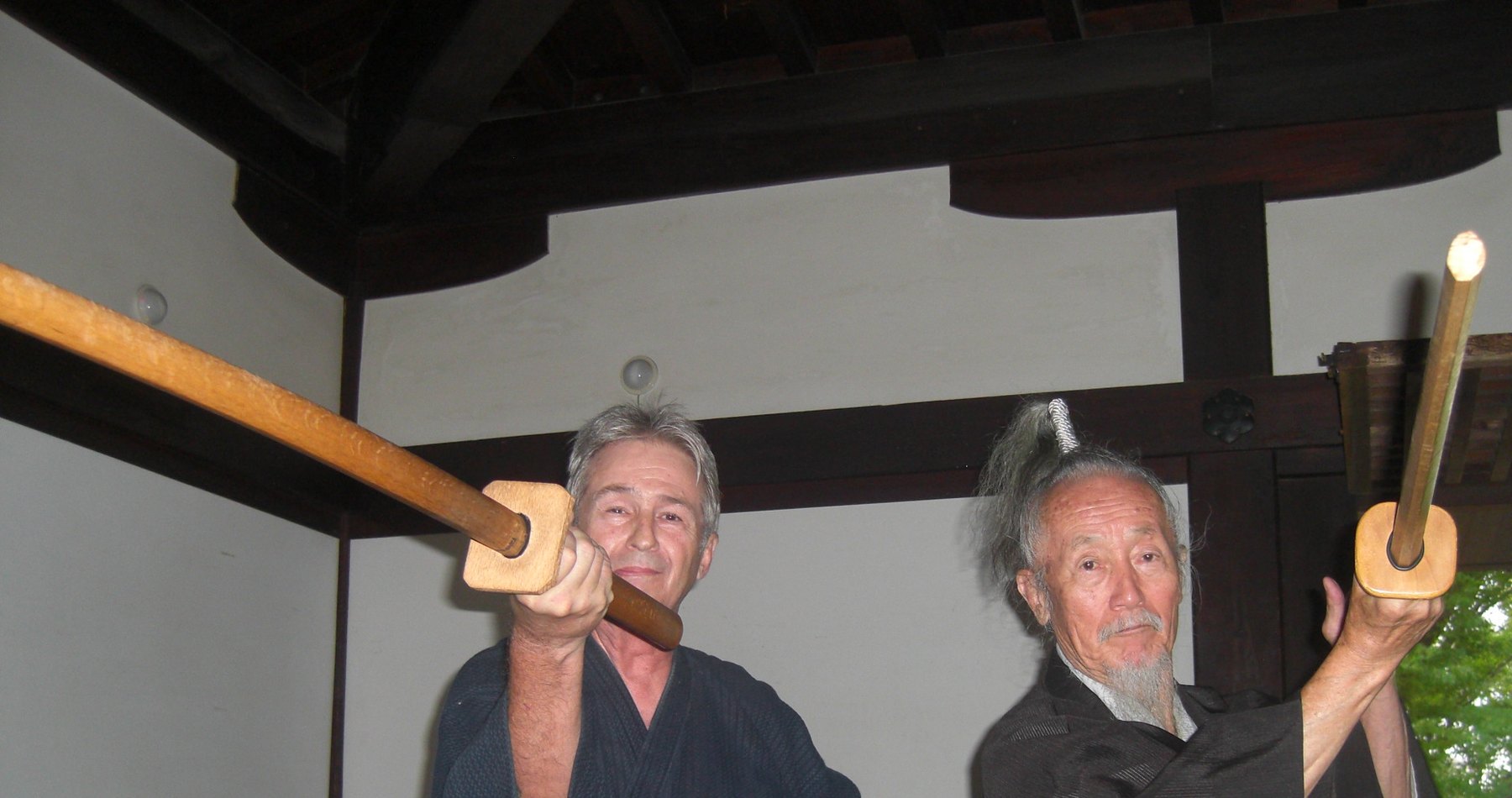 Japanese sword instruction with Samurai Joe Okada in Kyoto