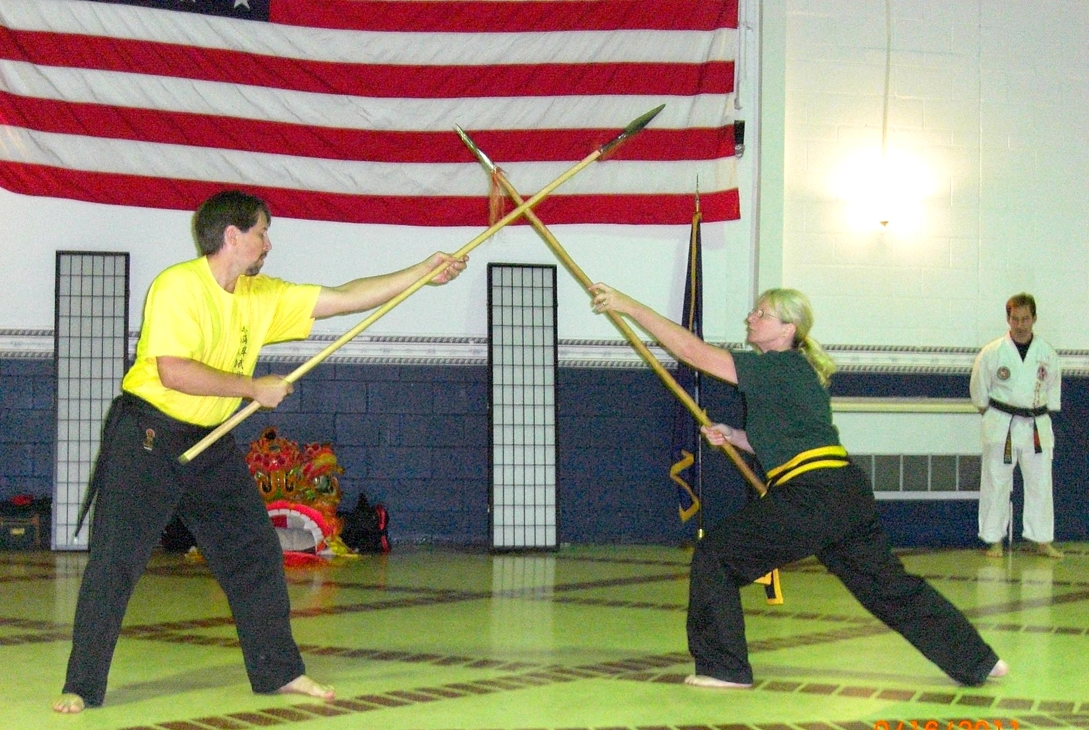 Dragon Style Kung Fu weapons demonstration
