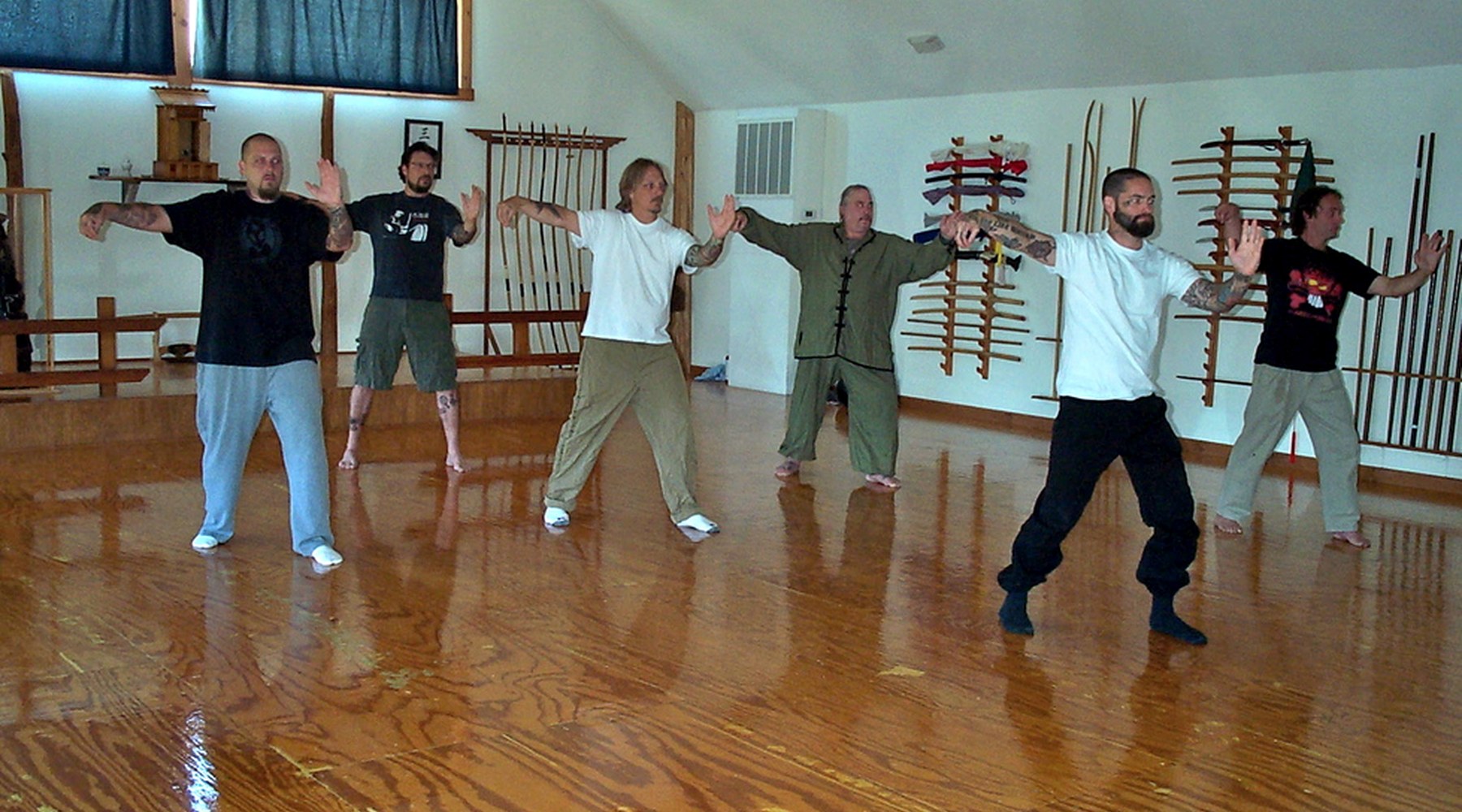 Yang Style Tai Chi class practice