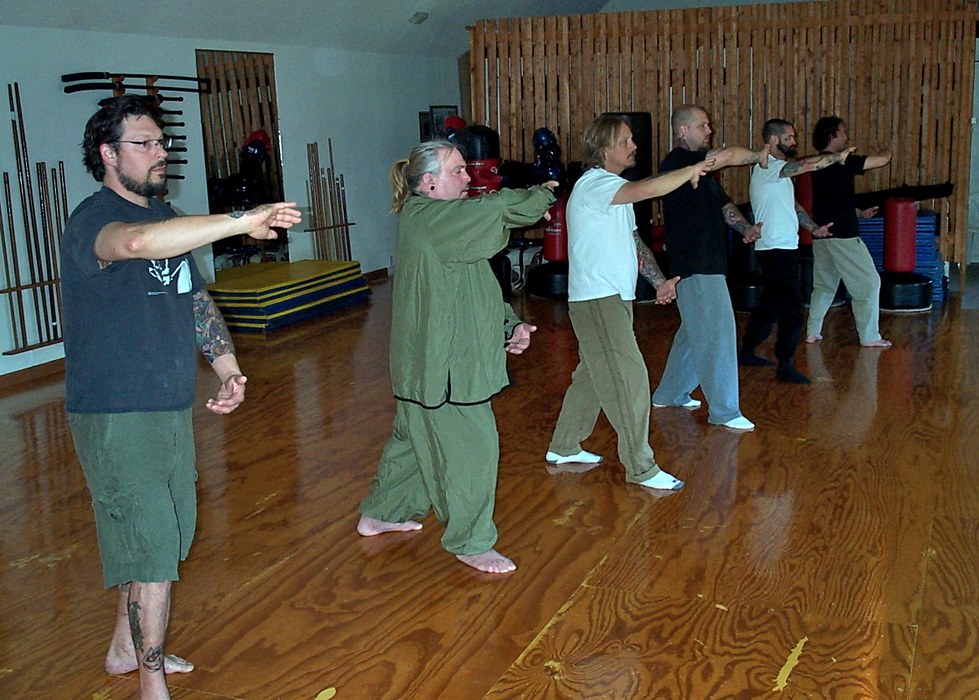 East Coast Martial Arts students practicing Yang Style Tai Chi Chuan